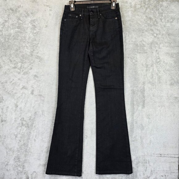Joe's Jeans Womens 25 Black Bootcut Stretch Denim Dark Wash Keith CMKH52082 - Picture 1 of 13